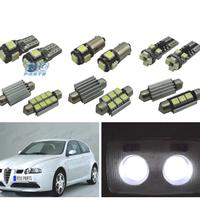 KIT 9 LAMPADE LED INTERNE PER ALFA ROMEO 147 00-10