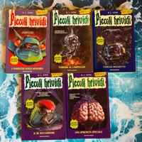 Lotto 5 Libri RARI Piccoli Brividi com Adesivi!