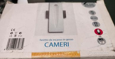 coppia faretti incasso cartongesso 