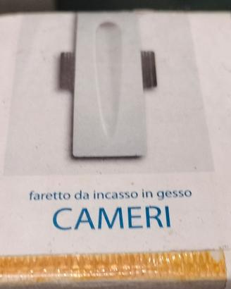 coppia faretti incasso cartongesso 