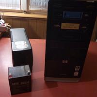 pc desktop HP i5+hd 500gb+23"hd+ups