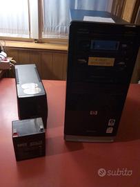 pc desktop HP i5+hd 500gb+24 asus"hd+ups