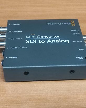 Convertitore Blackmagic SDI to ANALOG