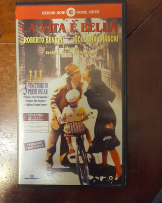 Vhs La vita è bella Roberto Benigni