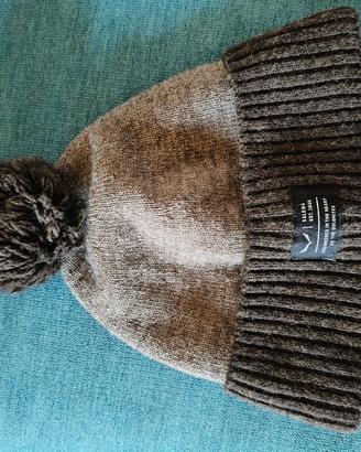 Berretto pompon in lana merino Salewa
