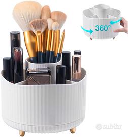 Porta trucchi, organizzatore cosmetici girevole