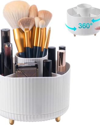 Porta trucchi, organizzatore cosmetici girevole