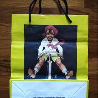 sacchetto di carta con pubblicità d’epoca Pirelli