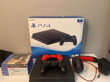 PS4 1TB + 2 controller + cuffie + 6 giochi