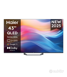 Nuovo Smart TV 43'' Haier  H43S80FUX QLED 4K