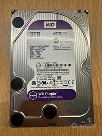 Hard disk western digital 3 Tb purple