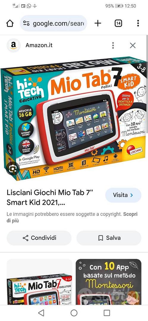 lisciani Mio Tab Smart Evolution Tablet per Bambini 6 - 12 anni 7