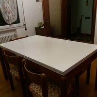 Tavolo Arclinea allungabile con 6 sedie