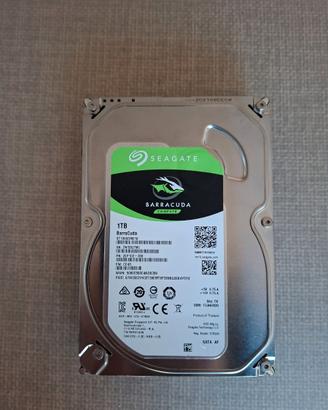 Seagate BarraCuda, 1 TB, Hard Disk Interno