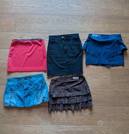 Lotto 5Gonne Varie Estive/Primaverli/Autunnali - S