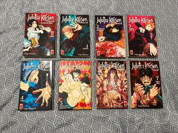Jujutsu Kaisen manga 1-7 + volume 0