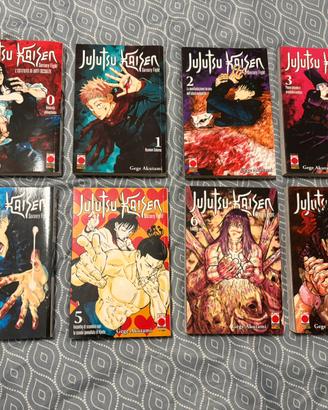Jujutsu Kaisen manga 1-7 + volume 0