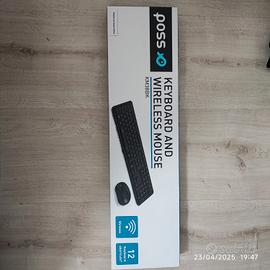 Mouse e tastiera senza filo