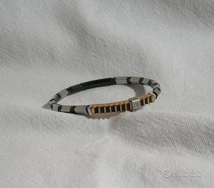 Bracciale Boccadamo da uomo con zircone