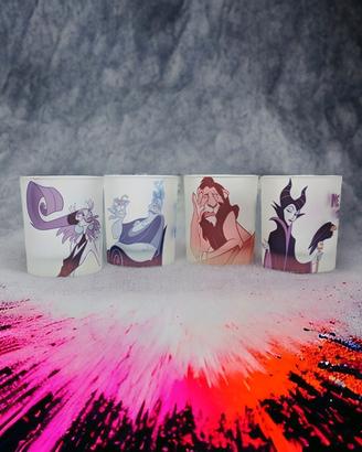 Set bicchieri cattivi Disney 