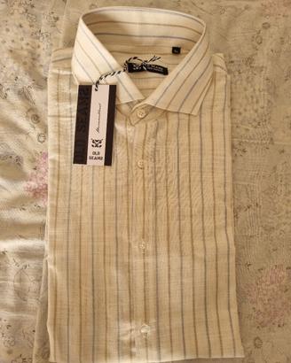 Camicia a righe da uomo, nuova, da 89 a 39 euro