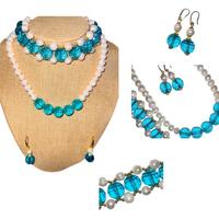 Opulento Set di Gioielli Artigianale con Perle