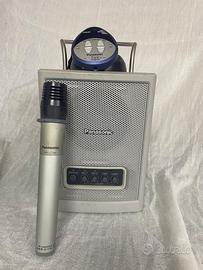 sistema microfoni wireless altoparlante Panasonic
