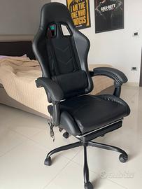 Sedia da gaming Devoko massaggiante