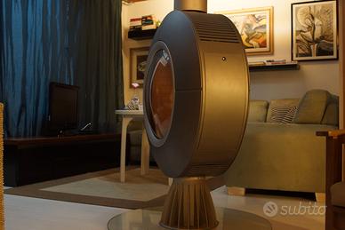 Stufa da arredamento alimentazione gas naturale