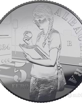 MONETA VASCO ROSSI ALBACHIARA E VINILE AUTOGRAFATO