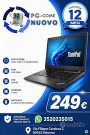 Pc portatile Notebook Lenovo L 480 Intel core i5