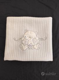 Coperta ricamata per culla Ellepi 60x80cm