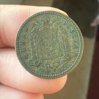Moneta 1 Peseta Spagna 1947 - Francisco Franco