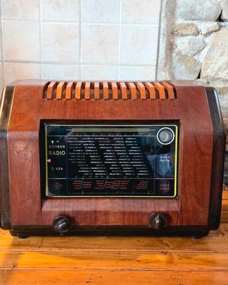 radio valvolare Siemens S426 anni 40 funzionante..