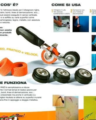 Rullo Rigo per filetti e bordi decorativi  prof
