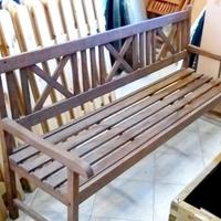 Panchina in legno per esterno giardino terrazzo