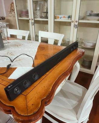 sound bar e subwoofer LG bluetooth 