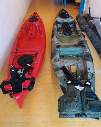 Kit Completo Kayak BigMama (2 Canoe pari al nuovo)