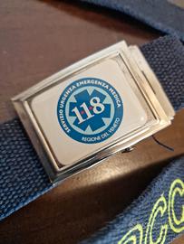 Cintura 118 soccorso sanitario ricamata