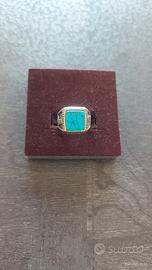 Anello con turchese