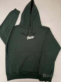 Felpa con cappuccio Stwd verde scuro