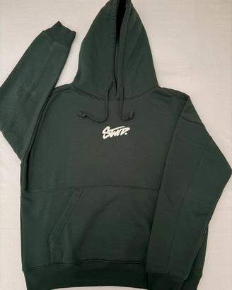 Felpa con cappuccio Stwd verde scuro