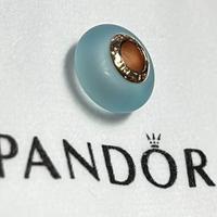 PANDORA Charm Murano blu opaco 789420C00