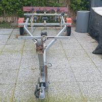 Carrello barca da cantiere