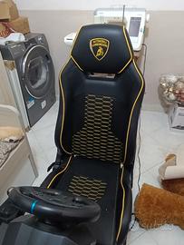 Sedia gaming+ pedaliera + ps4