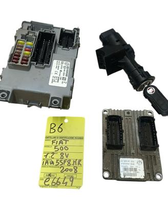 KIT CENTRALINA MOTORE FIAT 500 Serie IAW 5SF8.MR B