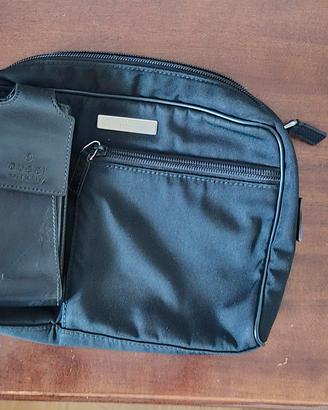 pochette nylon gucci vintage nera