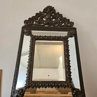 Specchio in stile Napoleone da parete brunito