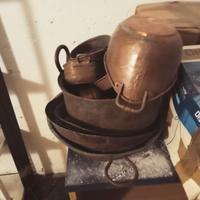 Padelle padellini in rame