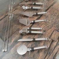Set 13 attrezzi da cucina in acciaio